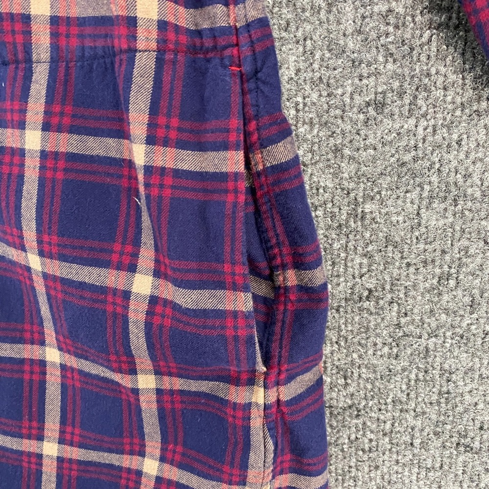 Uniqlo Ines De La Fressange Shirt Dress Size M Blue‎ Flannel Button Up Farm Barn - Picture 3 of 9